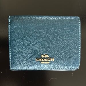 Coach wallet, rarely used, dark blue